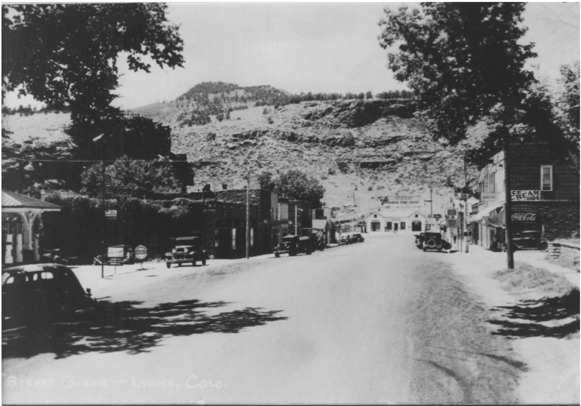 Downtown Lyons_courtesy Redstone Museum