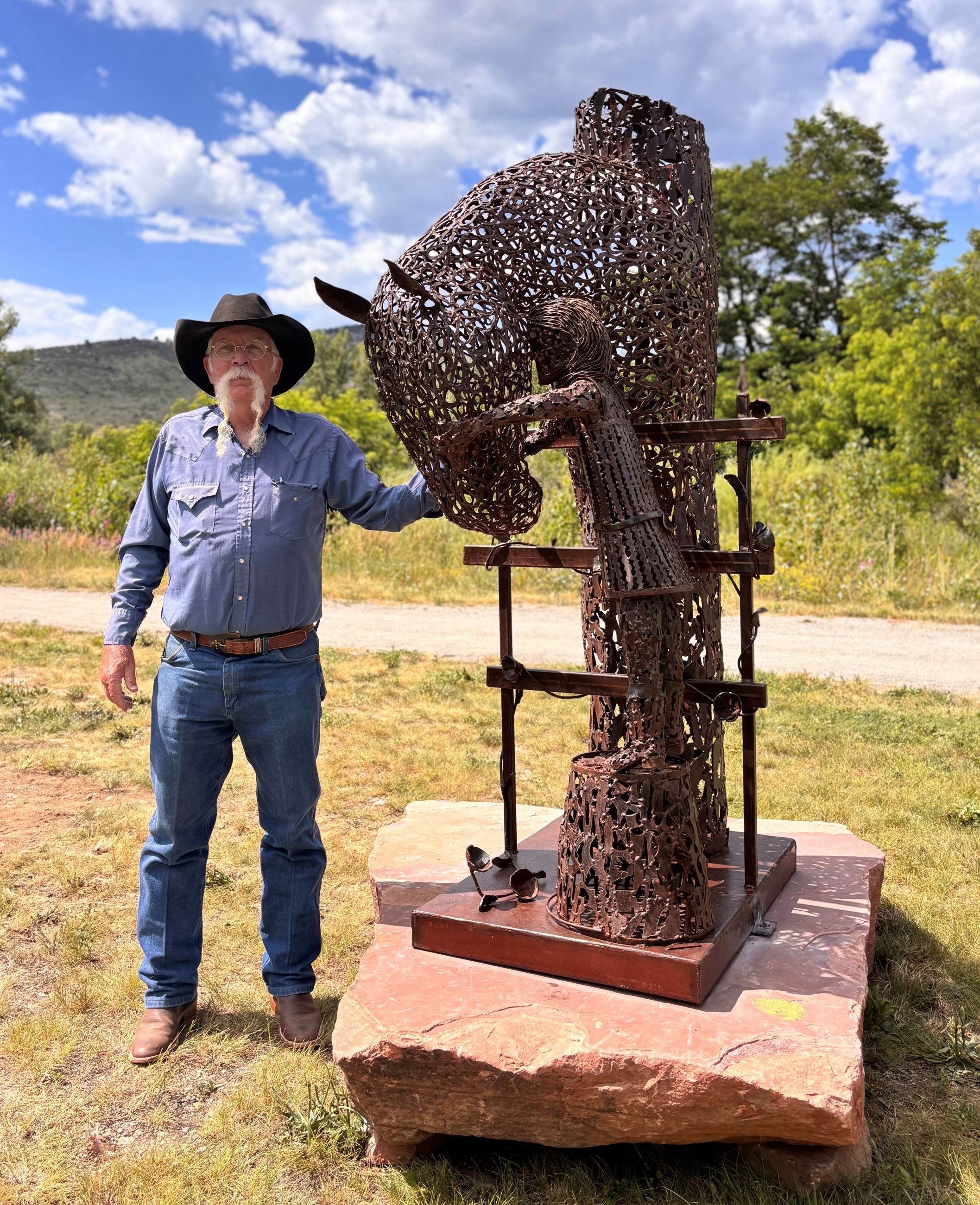 Emma with Bill Bunting