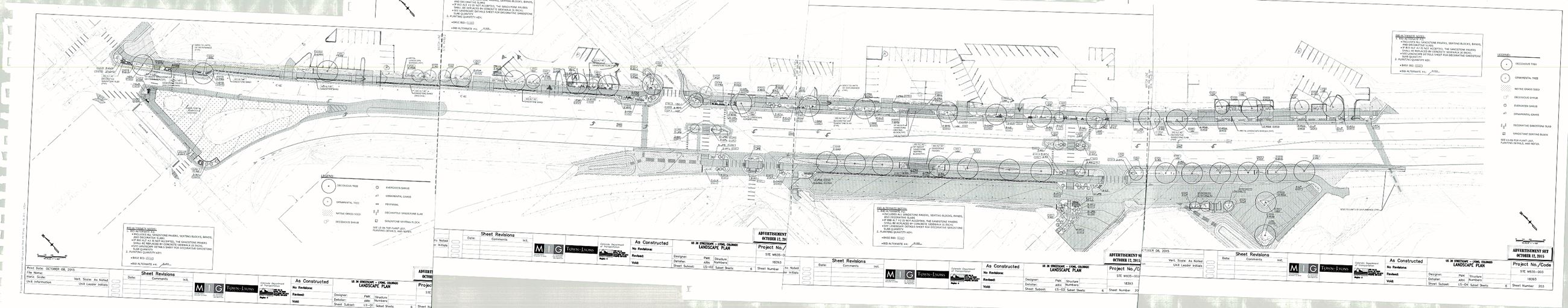 Main St. Streetscape Landscaping and Parking